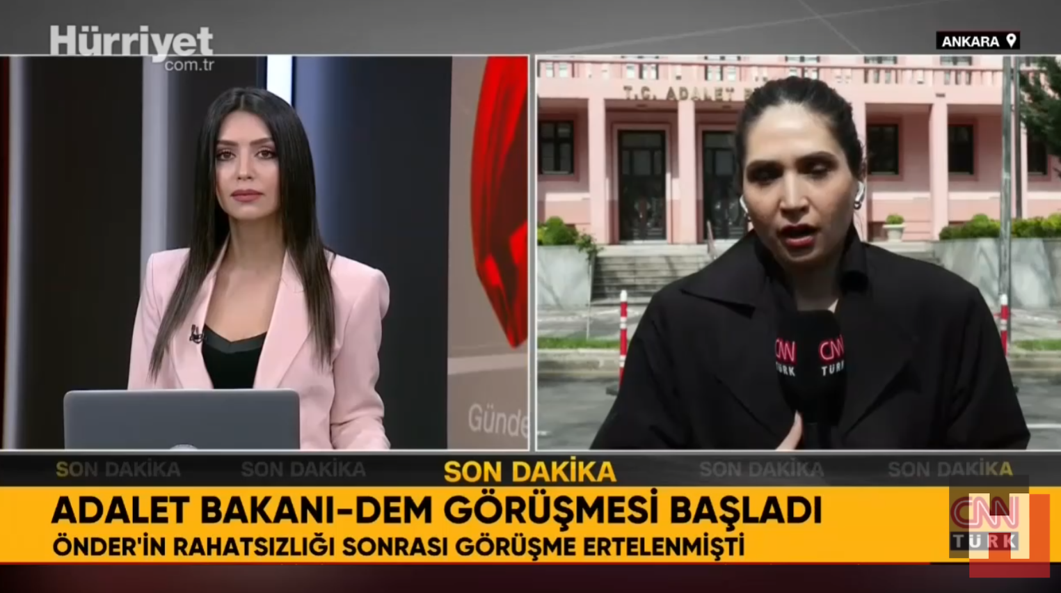 Adalet Bakanı Yılmaz Tunç ile DEM Parti Temsilcilerinin Görüşmesi Başladı